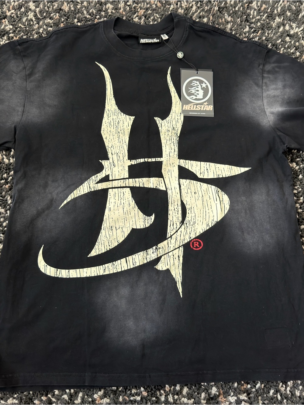 Hellstar As Above So Below Tee Black XL Gothic Streetwear